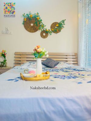 ওয়াল ডেকোর ৩ পিস সেট  + আর্টিফিশিয়াল ফুল_img_1