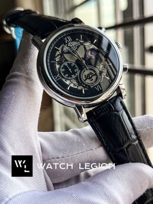 PATEK BLK BELT SILVER CASE BLK DIAL_img_0