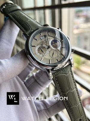 PATEK GREY BELT SILVER CASE, GREY DIAL, WHITE SUB_img_0