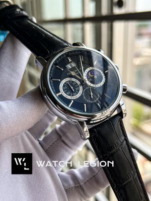 PATEK BLK BELT SILVER CASE, BLK DIAL_img_0