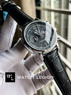 PATEK BLACK BELT TWO CHRONO SILVER CASE BLACK DIAL_img_0