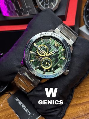 Emporio Armani Meccanico AR60053 Green Dial Original_img_0