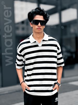 𝗨𝗻𝗶𝘃𝗲𝗿𝘀𝗶𝘁𝘆 𝗦𝘁𝗿𝗶𝗽𝗲 𝐏𝐎𝐋𝐎 𝐓-𝐒𝐡𝐢𝐫𝐭 White_img_0