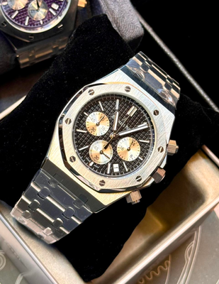 Audemars Piguet Royal Oak Chronograph Black Dial Euro Grade_img_0