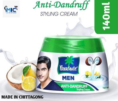 Parachute Anti-Dandruff Hair Cream for Men 140 ml_img_0
