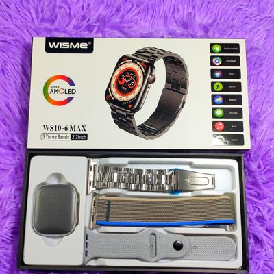 Wisme WS 10-6 Max Smartwatch – প্রিমিয়াম সুপার অ্যামোলেড কার্ভ ডিসপ্লে ও ৩টি স্ট্র্যাপ!_img_2