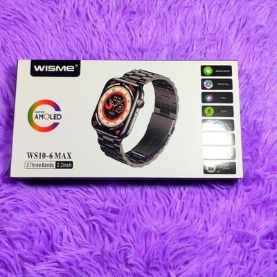 Wisme WS 10-6 Max Smartwatch – প্রিমিয়াম সুপার অ্যামোলেড কার্ভ ডিসপ্লে ও ৩টি স্ট্র্যাপ!_img_1