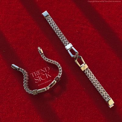 CROSS BAR MENS BRACELET (Silver)_img_1