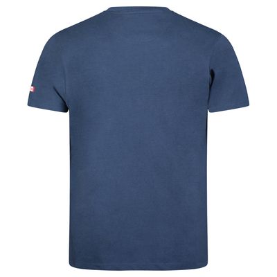 Canadian Peak JOPEAKEAK Homme - T-Shirt Col Rond avec Impressions et Drapeau Marine_img_3