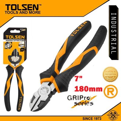 TOLSEN Diagonal Cutting Pliers ( 6" | 7" ) CrV Industrial Series Model: 10018 | 10019_img_2