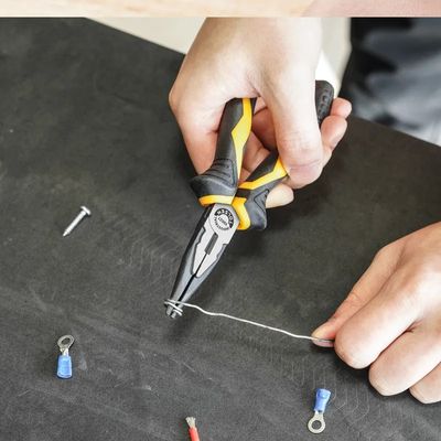 TOLSEN 6" Long Nose Pliers (160mm) CrV Industrial GRIPro Series Model: 10021_img_1