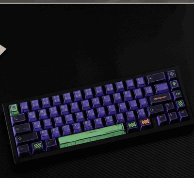 Comic Styled EVA 01 PBT 150 Keys Keycaps Set_img_1