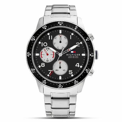 TOMMY HILFIGER STAINLESS BLACK CHRONOGRAPH MEN WATCH TH1791950_img_0