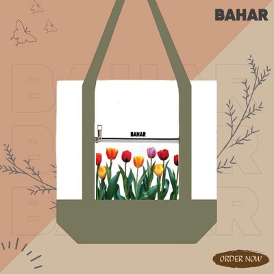 Large Canvas Tote Bag for Women Tote Handbags - Dual-Color Tote Bag_img_4