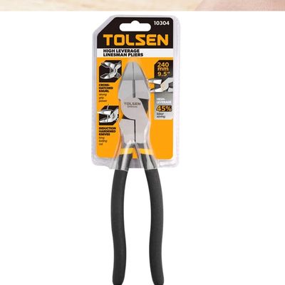 TOLSEN 9.5" High Leverage Combination Pliers ( 240mm ) Model 10304_img_2