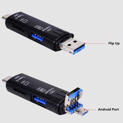 Multifunction OTG Card Reader- Type-C/USB /Micro USB/micro SD Memory Card Reader মেমোরি কার্ড রিডার।_img_1