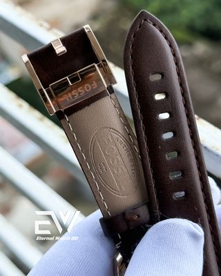 FOSSIL AUTOMATIC CHOCOLATE BELT RG CASE BLACK DIAL_img_2