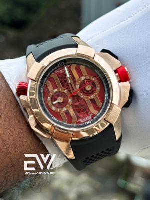 JACOB & CO MESSI EDITION RG CASE RED DIAL BLACK BELT_img_2