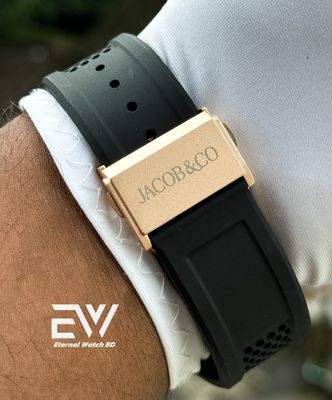 JACOB & CO MESSI EDITION RG CASE RED DIAL BLACK BELT_img_3