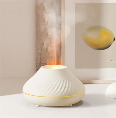GearUP DQ705 Volcanic Flame Mini Humidifier With Color Night Light- White হিউমিডিফায়ার ।_img_0