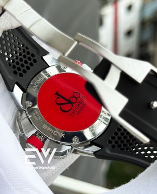 JACOB & CO MESSI EDITION SILVER CASE RED DIAL BLACK BELT_img_1