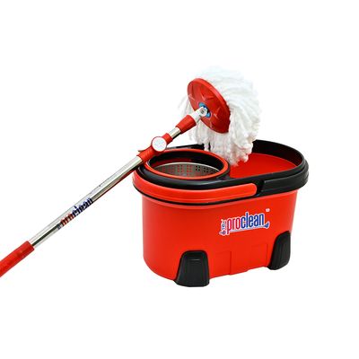 Regular Rotary/Spin Mop Floor Cleaning Mop_RM-0032_Red_img_1