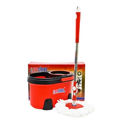 Regular Rotary/Spin Mop Floor Cleaning Mop_RM-0032_Red_img_6