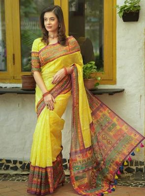 হাফ সিল্ক স্কিন প্রিন্ট শাড়ি_img_0