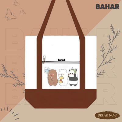 Versatile Large Capacity Tote Bags - Dual-Color Tote Bag_img_1