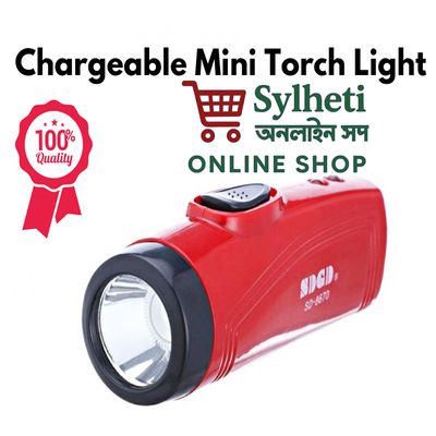 Torch light with money cheaker Mini Rechargeable LED Torch Light (SD-8670)_img_1