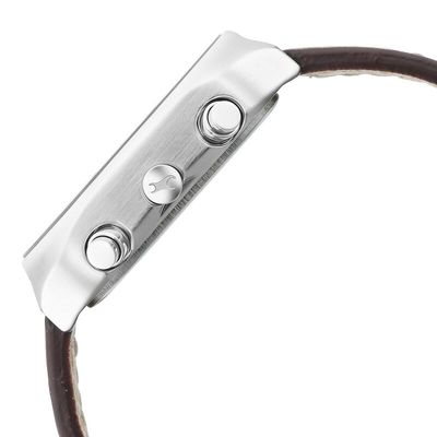 Fastrack 3270SL03 Fleek Quartz Multifunction Grey Dial Leather Strap Watch_img_1