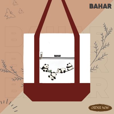 Mummy bag for mother to carry her babies product Dual-Color Tote Bag_img_5