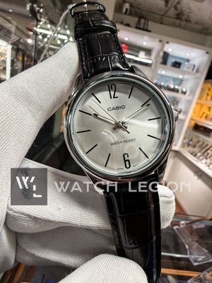 CASIO ENTICER SILVER DIAL LEATHER BELT MEN'S WATCH | MTP-V005L-7BUDF_img_3