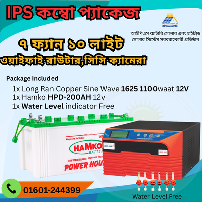 7-Fan 10-Light Combo Package Copper IPS/UPS inverter_img_0