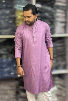 Lavender Majesty Premium Panjabi_img_1