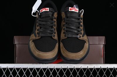 Jordan 1 Retro Low X Travis Scott ”Velvet Brown” (1:1)_img_1