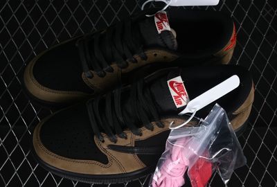 Jordan 1 Retro Low X Travis Scott ”Velvet Brown” (1:1)_img_4