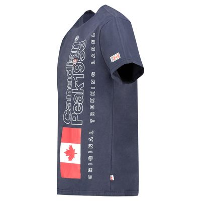 T-Shirt Col Rond avec Impressions et Drapeau Marin_img_1
