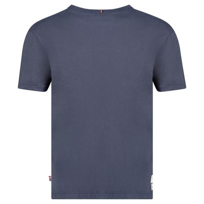 T-Shirt Col Rond avec Impressions et Drapeau Marin_img_3