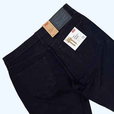 Levi's Men's Jet Black Gabardine_img_1