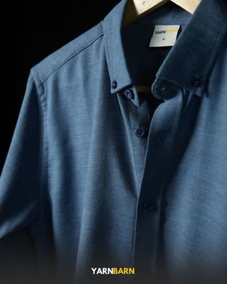 Dusty Blue Buttoned Down Shirt_img_3