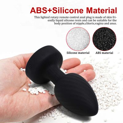 360° Rotation Vibrating Anal Plug Remote Control Vibrating Butt Plug with 7 Colors LED Prostate Massager Adult Anus Sex Toys_img_2