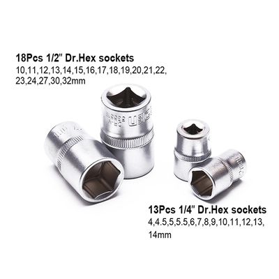 Harden 94PCS 1/2 & 1/4 inch DR. Socket Set Auto Tools Set 510694_img_4