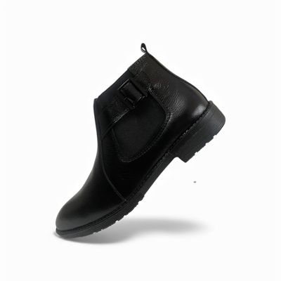 Black Buckle Chelsea Boot_img_3