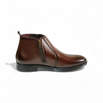 Chocolate Buckle Chelsea Boot_img_2