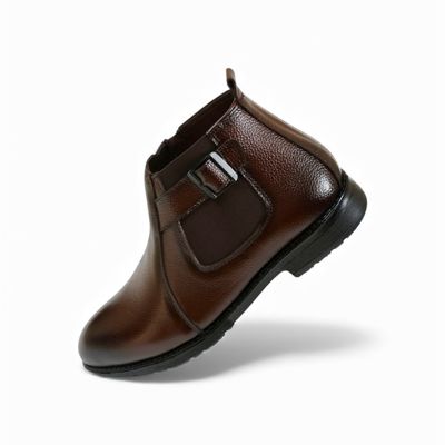 Chocolate Buckle Chelsea Boot_img_3
