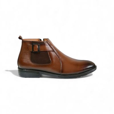 Mustard Buckle Chelsea Boot_img_1