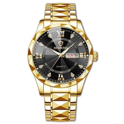 BINBOND Original Men’s Luxury Dual Calendar Quartz Wrist Watch_img_11