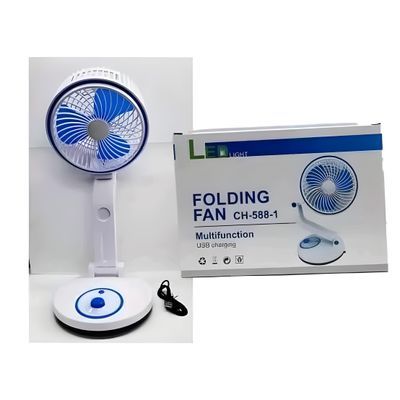 Rechargeable Folding Fan With Led Light (Lr Fan)_img_2