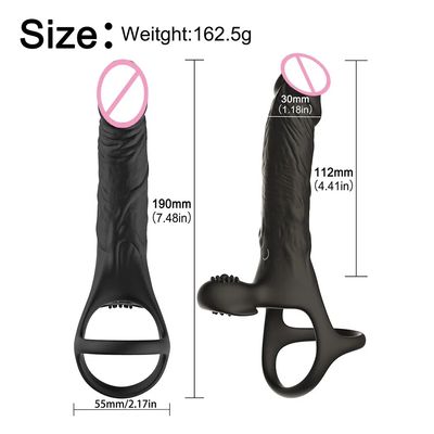 Vibrator Anal Dildo Strap on Dildo Double Penetration Cock Penis Ring Vibrator Anal Plug Prostata Massager Sex Toy for Men_img_3